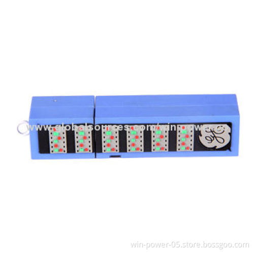 Colorful PVC File USB2.0/3.0 Memory Stick with Full Capacity, Good for Commercial and Promotions